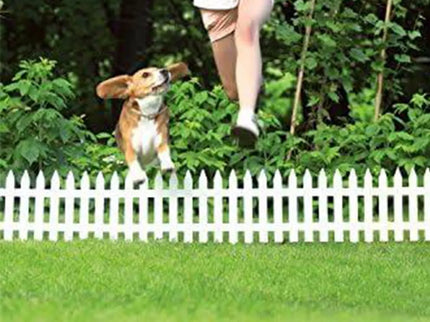 Dekoratyvinė plastikinė sodo tvorelė „Garden Classic“ 3,5 m (balta)