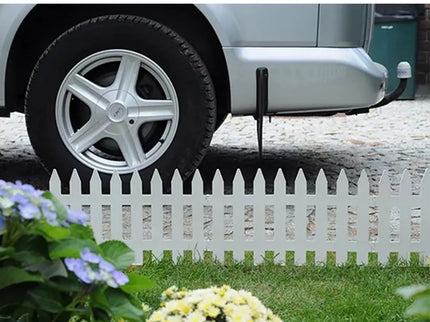 Dekoratyvinė plastikinė sodo tvorelė „Garden Classic“ 3,5 m (balta)