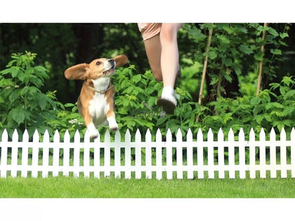 Dekoratyvinė plastikinė sodo tvorelė „Garden Classic“ 3,5 m (ruda)