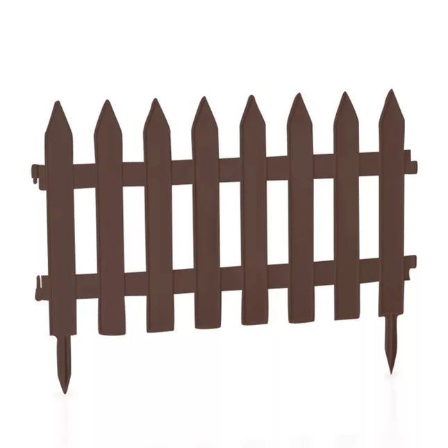 Decorative plastic garden border 'Garden Classic' 3.5 m (dark brown)
