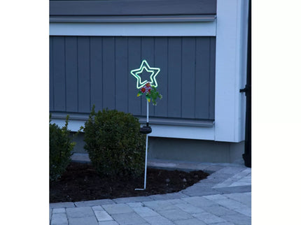 Decorative solar light 'Star with frog'