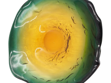 Dekoratyvinė stiklo lėkštė, 30×28×10 cm