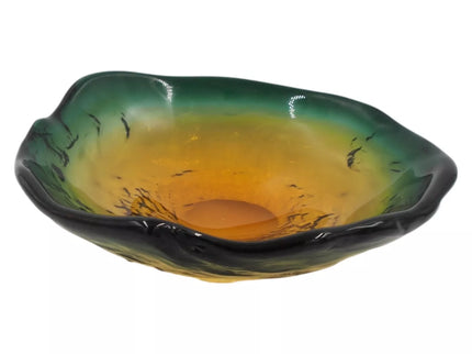 Dekoratyvinė stiklo lėkštė, 30×28×10 cm