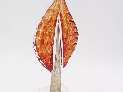 Dekoratyvinė stiklo skulptūra, 12×7×32.5 cm