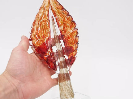 Dekoratyvinė stiklo skulptūra, 12×7×32.5 cm