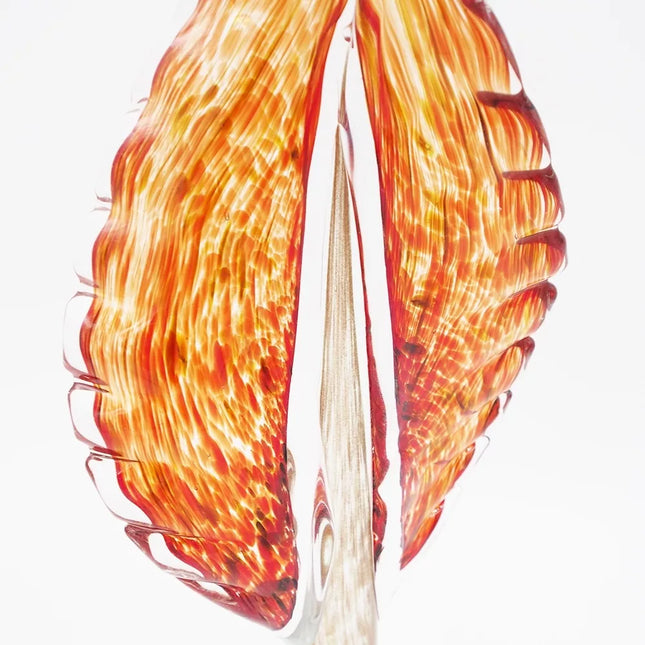 Dekoratyvinė stiklo skulptūra, 12×7×32.5 cm