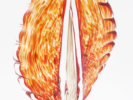 Dekoratyvinė stiklo skulptūra, 12×7×32.5 cm