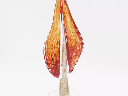 Dekoratyvinė stiklo skulptūra, 13×9×41 cm