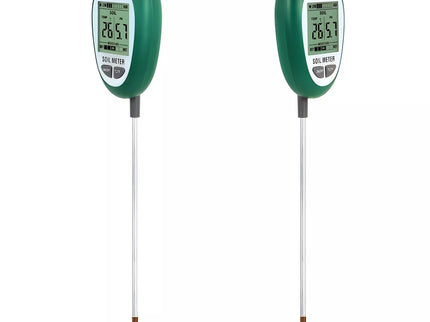 Dirvožemio drėgmės, temperatūros ir pH matuoklis su LCD ekranu