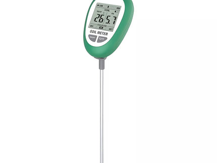 Dirvožemio drėgmės, temperatūros ir pH matuoklis su LCD ekranu
