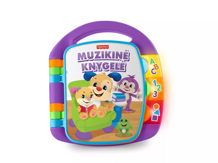 FISHER-PRICE Musical Book LT (voiced in Lithuanian) (DKK19)