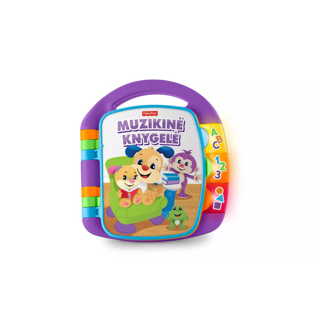 FISHER-PRICE Musical Book LT (voiced in Lithuanian) (DKK19)