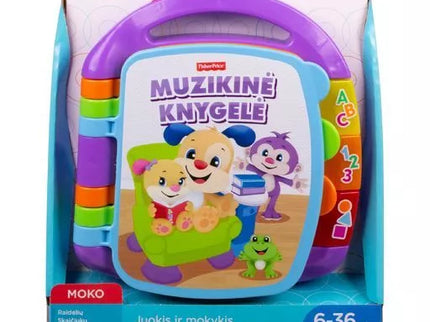 FISHER-PRICE Musical Book LT (voiced in Lithuanian) (DKK19)