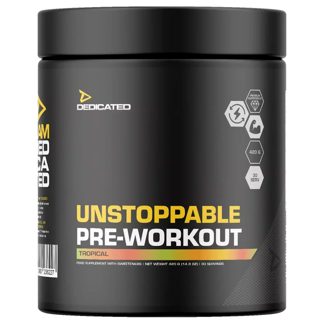 Dedicated Unstoppable Pre-Workout 420 g.