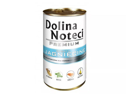 Konservai šunims su ėriena Dolina Noteci Premium 400 g