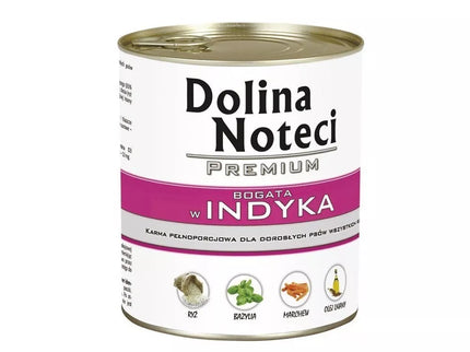 Konservai šunims su kalakutiena Dolina Noteci Premium 800 g