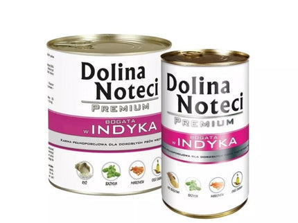 Konservai šunims su kalakutiena Dolina Noteci Premium 400 g