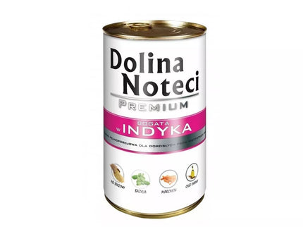 Konservai šunims su kalakutiena Dolina Noteci Premium 400 g