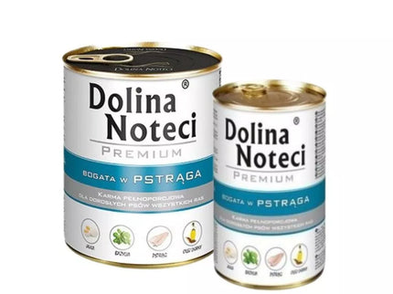 Konservai šunims su upėtakiu Dolina Noteci Premium 400 g