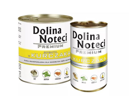 Konservai šunims su vištiena Dolina Noteci Premium 400 g