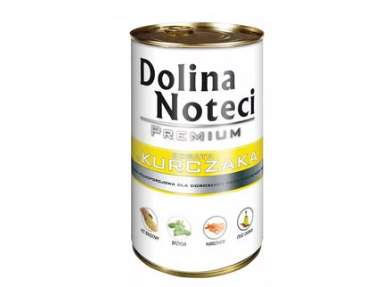 Konservai šunims su vištiena Dolina Noteci Premium 400 g