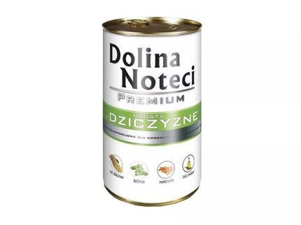 Konservai šunims su žvėriena Dolina Noteci Premium 400 g