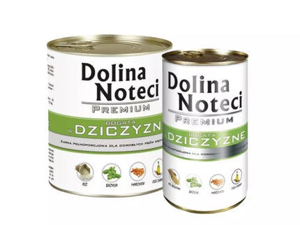 Konservai šunims su žvėriena Dolina Noteci Premium 400 g