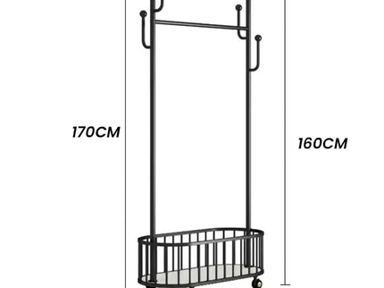 Drabužių kabykla "Exclusive black"
