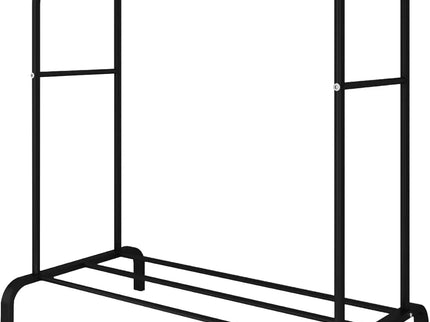 Drabužių kabykla su lentyna batams