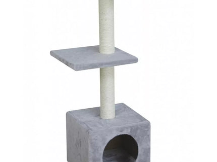 Draskyklė katėms Costa, 30x30x89 cm, pilka