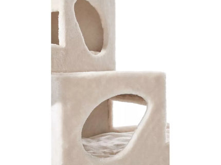 Cat scratching post Tarsus, 70x60x102 cm, cream color
