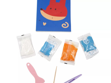 DIY molio aplikacijos paveikslėlis vaikams