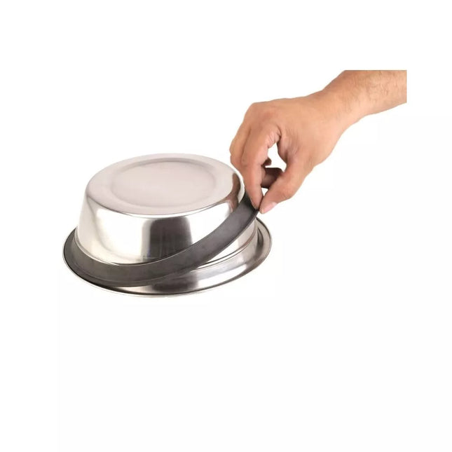Silent Dinner Metal Bowls on a Stand, 2x11 cm, 0.20 L