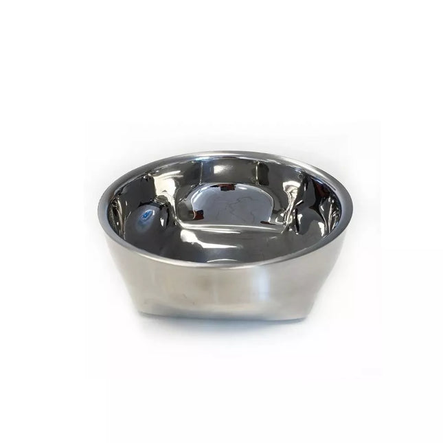 Stainless steel bowl, 850 ml, 16 cm, silver