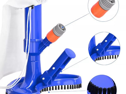 Dulkių siurblio rinkinys baseinų dugnui