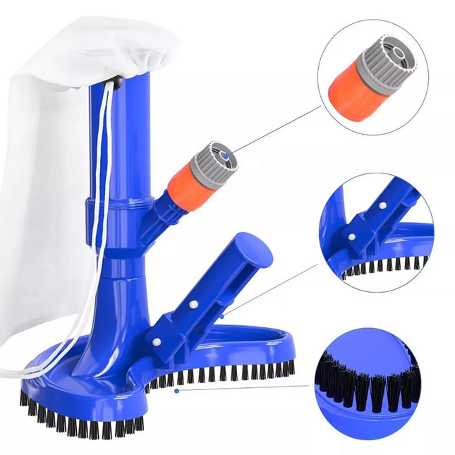 Dulkių siurblio rinkinys baseinų dugnui