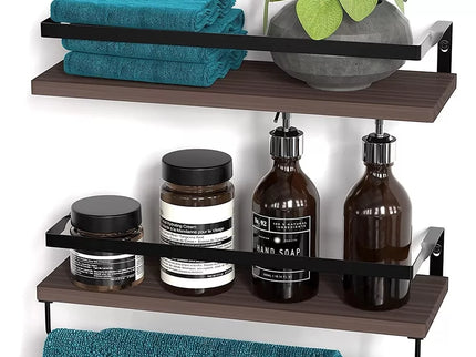 Dviejų dalių medinė lentynėlė