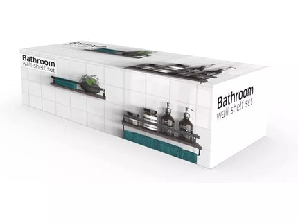 Dviejų dalių medinė lentynėlė