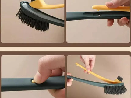 Dvigubas tualeto šepetys