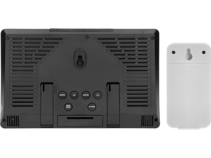 Elektroninė oro stotis - bevielė, su jutikliu, juoda