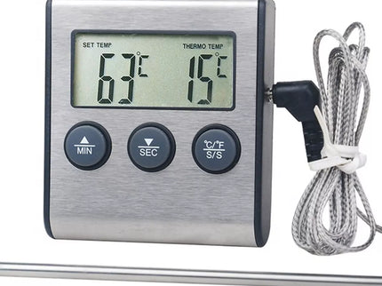 Skaitmeninis Termometras Rūkyklai, Griliui, Maistui