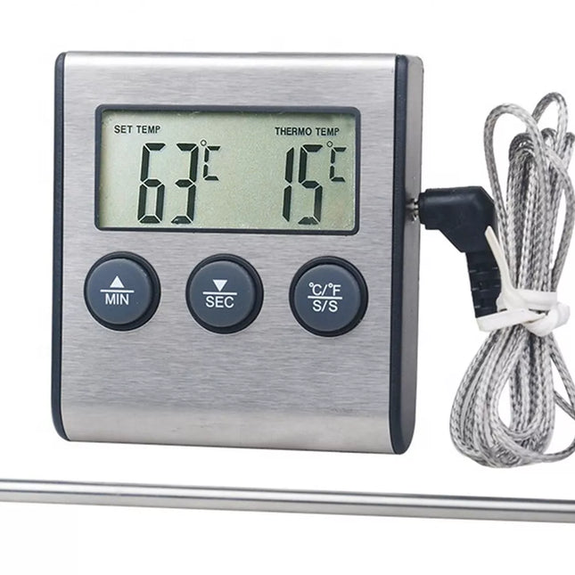 Digital Thermometer for Smoker, Grill, and Food