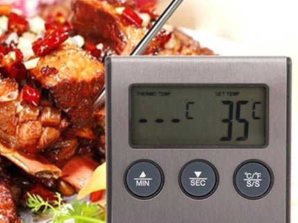 Skaitmeninis Termometras Rūkyklai, Griliui, Maistui