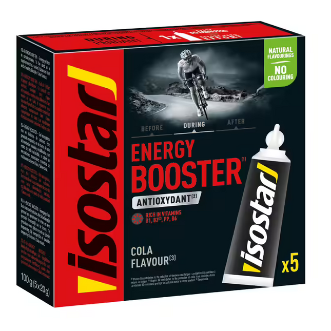 Isostar Energy Booster Energy Gel 5x20g