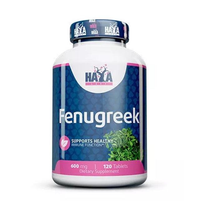 Haya Labs Fenugreek 120 Tablets (Fenugreek Extract)