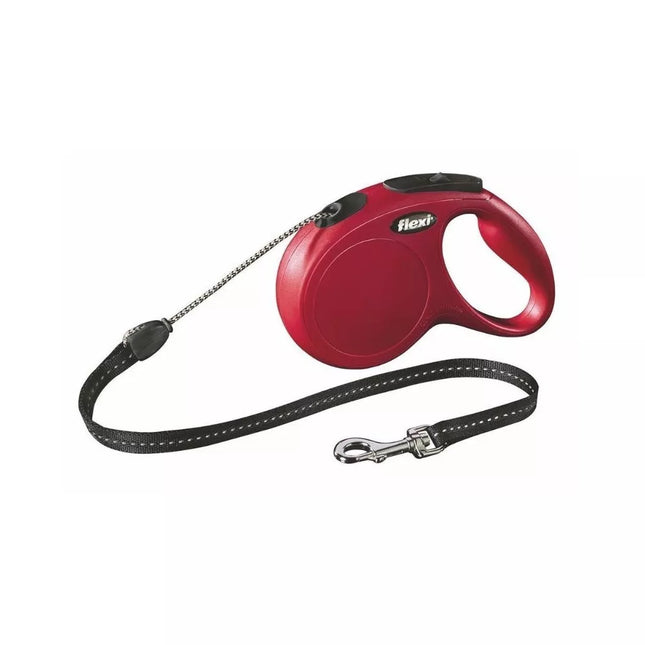 Flexi New Classic S Retractable Leash, Red, 5m