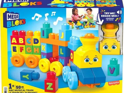 MEGA BLOKS Musical Alphabet Train (50 pcs.) (FWK22)