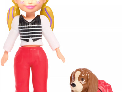 Polly Pocket Doll with Outfits and Accessories
