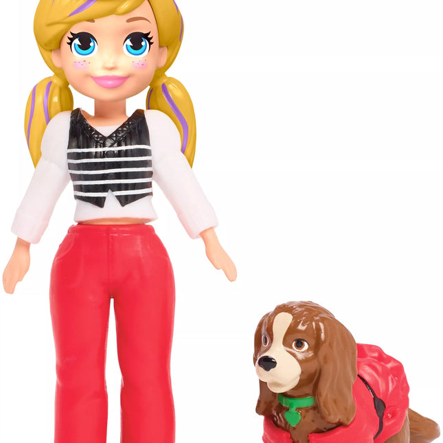 Polly Pocket Doll with Outfits and Accessories