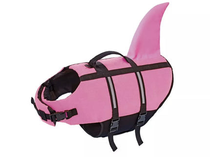 Sharki Dog Life Vest, Pink, M, 35 cm